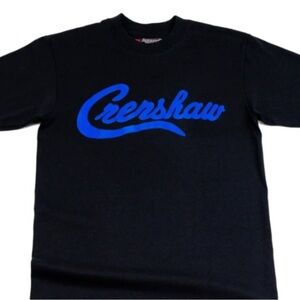 The Marathon Clothing Black Crenshaw T-Shirt Blue NWT Size S
